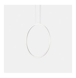 LedsC4 - Luminaria colgante circular vertical SIDE 600mm superficie LED 31,7W 1209lm 2700K DALI blanco