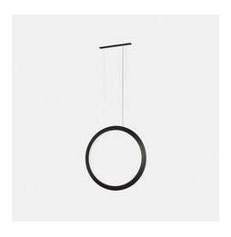 LedsC4 - Luminaria colgante circular vertical SIDE 600mm superficie LED 31,7W 1615lm 4000K oro