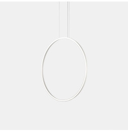 LedsC4 - Luminaria colgante circular vertical SIDE 600mm superficie LED 31,7W 1109lm 2400K 0-10V blanco