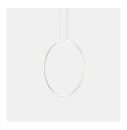 LedsC4 - Luminaria colgante circular vertical SIDE 600mm superficie LED 31,7W 1413lm 3000K DALI blanco