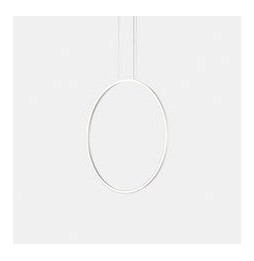 LedsC4 - Luminaria colgante circular vertical SIDE 1200mm superficie LED 63,5W 2825lm 3000K blanco
