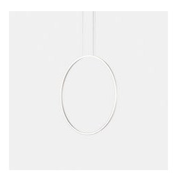LedsC4 - Luminaria colgante circular vertical SIDE 1200mm superficie LED 63,5W 3228lm 4000K DALI blanco