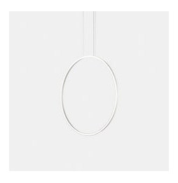 LedsC4 - Luminaria colgante circular vertical SIDE 1200mm superficie LED 63,5W 2825lm 3000K 0-10V blanco