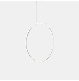 LedsC4 - Luminaria colgante circular vertical SIDE 900mm superficie LED 45,6W 1529lm 3000K 0-10V blanco