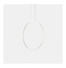 LedsC4 - Luminaria colgante circular vertical SIDE 900mm superficie LED 45,6W 1529lm 3000K 0-10V blanco