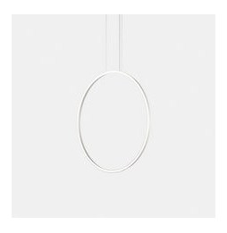 LedsC4 - Luminaria colgante circular vertical SIDE 900mm superficie LED 45,6W 1748lm 4000K DALI blanco
