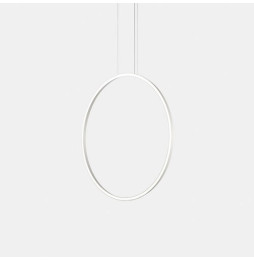 LedsC4 - Luminaria colgante circular vertical SIDE 1200mm superficie LED 63,5W 2825lm 3000K DALI blanco