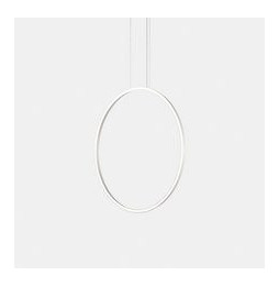LedsC4 - Luminaria colgante circular vertical SIDE 1200mm superficie LED 63,5W 2825lm 3000K DALI blanco