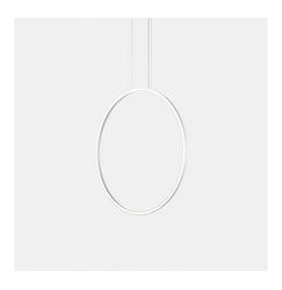LedsC4 - Luminaria colgante circular vertical SIDE 900mm superficie LED 45,6W 1529lm 3000K DALI blanco