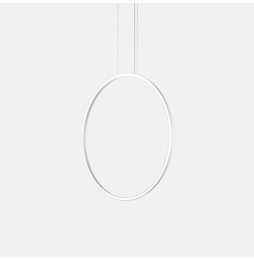 LedsC4 - Luminaria colgante circular vertical SIDE 900mm superficie LED 45,6W 1202lm 2400K DALI blanco