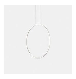 LedsC4 - Luminaria colgante circular vertical SIDE 900mm superficie LED 45,6W 1202lm 2400K DALI blanco