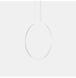 LedsC4 - Luminaria colgante circular vertical SIDE 900mm superficie LED 45,6W 1202lm 2400K 0-10V blanco