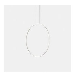 LedsC4 - Luminaria colgante circular vertical SIDE 900mm superficie LED 45,6W 1202lm 2400K 0-10V blanco