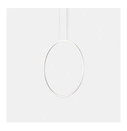 LedsC4 - Luminaria colgante circular vertical SIDE 900mm superficie LED 45,6W 1748lm 4000K 0-10V blanco