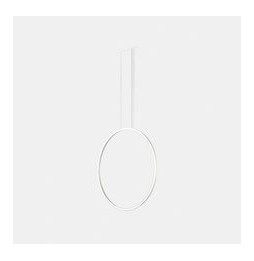 LedsC4 - Luminaria colgante circular vertical SIDE 600mm empotrado LED 31,7W 1209lm 2700K DALI blanco