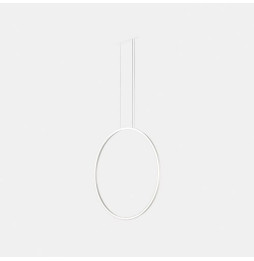 LedsC4 - Luminaria colgante circular vertical SIDE 1200mm empotrado LED 63,5W 2421lm 2700K blanco