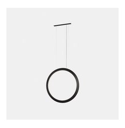 LedsC4 - Luminaria colgante circular vertical SIDE 600mm empotrado LED 31,7W 1413lm 3000K oro