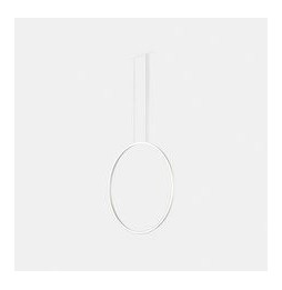 LedsC4 - Luminaria colgante circular vertical SIDE 600mm empotrado LED 31,7W 1615lm 4000K DALI blanco
