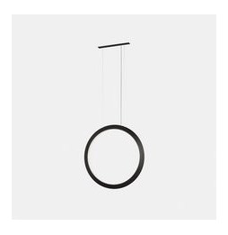LedsC4 - Luminaria colgante circular vertical SIDE 600mm empotrado LED 31,7W 1615lm 4000K 0-10V oro