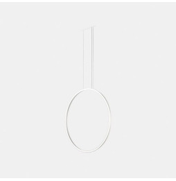LedsC4 - Luminaria colgante circular vertical SIDE 600mm empotrado LED 31,7W 1413lm 3000K blanco