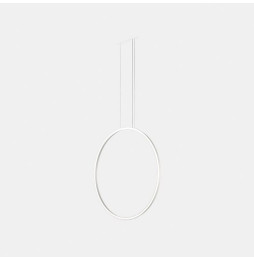 LedsC4 - Luminaria colgante circular vertical SIDE 900mm empotrado LED 45,6W 1311lm 2700K blanco