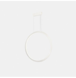 LedsC4 - Luminaria colgante circular vertical INWARD 600mm LED 31,7W 1475lm 3000K DALI blanco