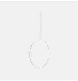 LedsC4 - Luminaria colgante circular vertical SIDE 900mm empotrado LED 45,6W 1748lm 4000K blanco