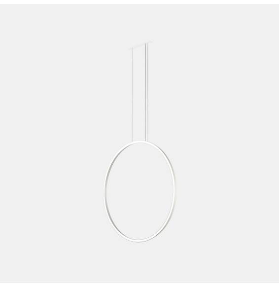LedsC4 - Luminaria colgante circular vertical SIDE 900mm empotrado LED 45,6W 1748lm 4000K blanco