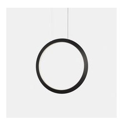 LedsC4 - Luminaria colgante circular vertical INWARD 600mm LED 31,7W 1475lm 3000K DALI negro