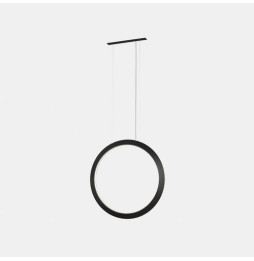 LedsC4 - Luminaria colgante circular vertical INWARD 600mm LED 31,7W 1264lm 2700K DALI oro