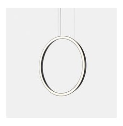 LedsC4 - Luminaria colgante circular vertical SIDE 900mm empotrado LED 45,6W 1311lm 2700K negro