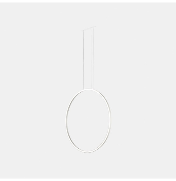LedsC4 - Luminaria colgante circular vertical SIDE 900mm empotrado LED 45,6W 1529lm 3000K blanco