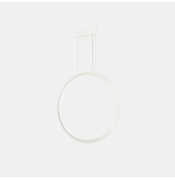 LedsC4 - Luminaria colgante circular vertical INWARD 600mm LED 31,7W 1264lm 2700K blanco