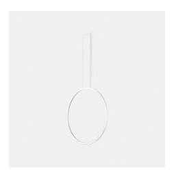 LedsC4 - Luminaria colgante circular vertical SIDE 900mm empotrado LED 45,6W 1529lm 3000K 0-10V blanco