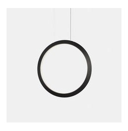 LedsC4 - Luminaria colgante circular vertical INWARD 1200mm LED 63,5W 2809lm 4000K DALI negro