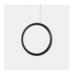LedsC4 - Luminaria colgante circular vertical INWARD 900mm LED 45,6W 1438lm 2700K DALI negro