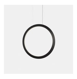 LedsC4 - Luminaria colgante circular vertical INWARD 900mm LED 45,6W 1677lm 3000K DALI negro