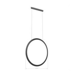 LedsC4 - Luminaria colgante circular vertical INWARD 900mm LED 45,6W 1917lm 4000K oro