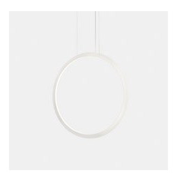LedsC4 - Luminaria colgante circular vertical INWARD 600mm empotrado LED 31,7W 1475lm 3000K 0-10V blanco