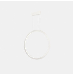 LedsC4 - Luminaria colgante circular vertical INWARD 900mm LED 45,6W 1917lm 4000K DALI blanco