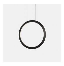 LedsC4 - Luminaria colgante circular vertical INWARD 900mm LED 45,6W 1677lm 3000K negro