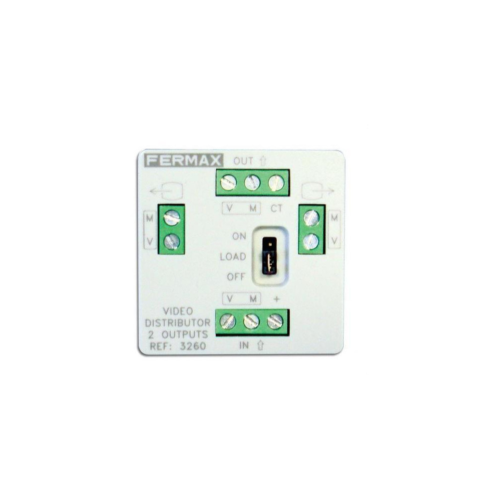 FERMAX - Mini distribuidor video para 2 salidas