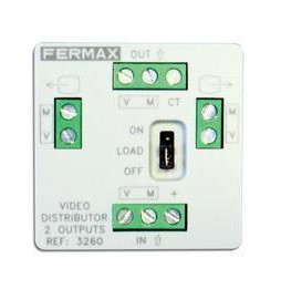 FERMAX - Mini distribuidor video para 2 salidas