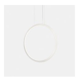 LedsC4 - Luminaria colgante circular vertical INWARD 1200mm empotrado LED 63,5W 2809lm 4000K DALI blanco