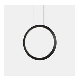 LedsC4 - Luminaria colgante circular vertical INWARD 900mm LED 45,6W 1438lm 4000K DALI negro