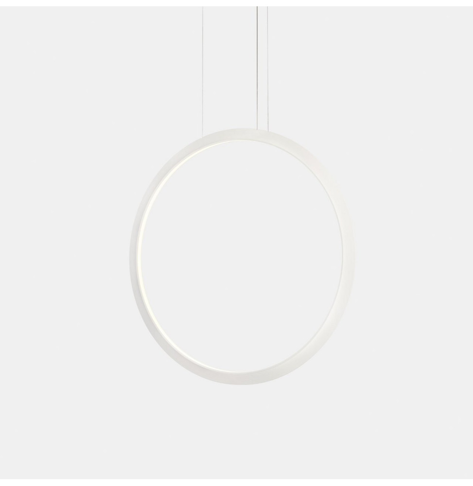 LedsC4 - Luminaria colgante circular vertical INWARD 900mm empotrado LED 45,6W 1917lm 4000K blanco