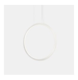 LedsC4 - Luminaria colgante circular vertical INWARD 900mm empotrado LED 45,6W 1917lm 4000K blanco
