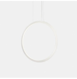 LedsC4 - Luminaria colgante circular vertical INWARD 900mm empotrado LED 45,6W 1917lm 4000K DALI blanco