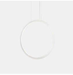 LedsC4 - Luminaria colgante circular vertical INWARD 900mm empotrado LED 45,6W 1677lm 3000K blanco