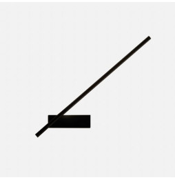 LedsC4 - Aplique TUBS LED 11,5W 3000K 0-10V negro